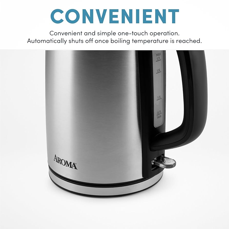 Amazon.com: 1.7L / 7-Cup Stainless Steel Electric Kettle